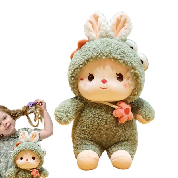 Stuffed Bunny Rabbit Multipurpose Bunny Plush Doll Rabbit Plush Pillow Innovative Plush Stuffed Toys Animal Decor Pillow For