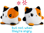 - Plushmates - Magnetic Reversible Plushies That Hold Hands When Happy - Calico Cat - Huggable and Soft Sensory Fidget Toy Stuffed Animals That Show Your Mood - Gift for Kids and Adults!