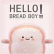 Toast Bread Pillow Funny Food Plush Toy Pillows Small Cute Stuffed Plush Sofa Pillow (Toast ​​Bread, Pink)