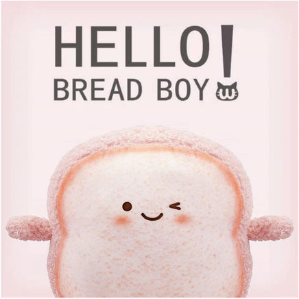 Toast Bread Pillow Funny Food Plush Toy Pillows Small Cute Stuffed Plush Sofa Pillow (Toast ​​Bread, Pink)
