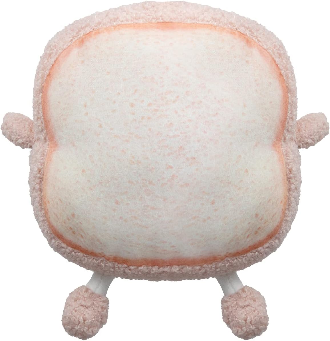 Toast Bread Pillow Funny Food Plush Toy Pillows Small Cute Stuffed Plush Sofa Pillow (Toast ​​Bread, Pink)
