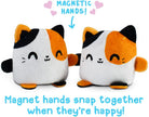 - Plushmates - Magnetic Reversible Plushies That Hold Hands When Happy - Calico Cat - Huggable and Soft Sensory Fidget Toy Stuffed Animals That Show Your Mood - Gift for Kids and Adults!