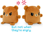 - Plushmates - Magnetic Reversible Plushies That Hold Hands When Happy - Brown Bear - Huggable and Soft Sensory Fidget Toy Stuffed Animals That Show Your Mood - Gift for Kids and Adults!