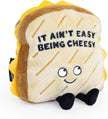 Grilled Cheese Plushie - It Ain'T Easy Being Cheesy Cute Grilled Cheese Plush, the Silly Gift, Food Plush Toy for Gifting