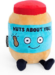 Peanut Butter Plushie - Nuts about You Cute Peanut Butter Plush, Gift for Peanut Butter Fans, Food Plush Toy for Gifting