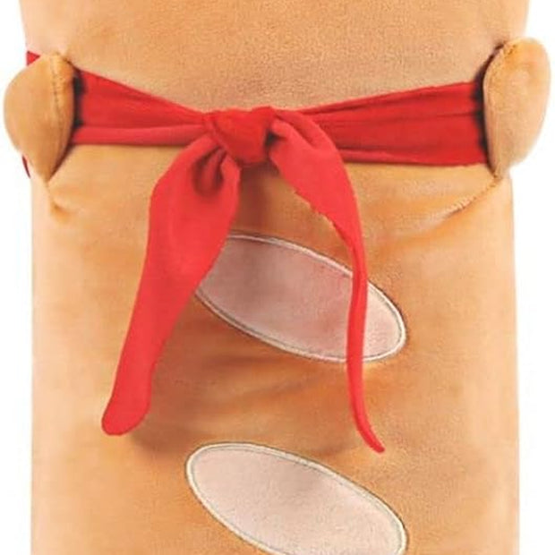 Toast Bread Pillow Funny Food Plush Toy Pillows Small Cute Stuffed Plush Toast Sofa Pillow (French Baguette, Brown)