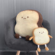 Toast Bread Pillow Funny Food Plush Toy Pillows Small Cute Stuffed Plush Sofa Pillow (Toast Bread,Golden)