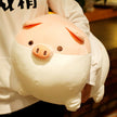 Soft Fat Pig Plush Hugging Pillow,Cute Piggy Stuffed Animal Doll Toy Gifts for Bedding, Kids Birthday, Valentine, Christmas (Pink, 19.7